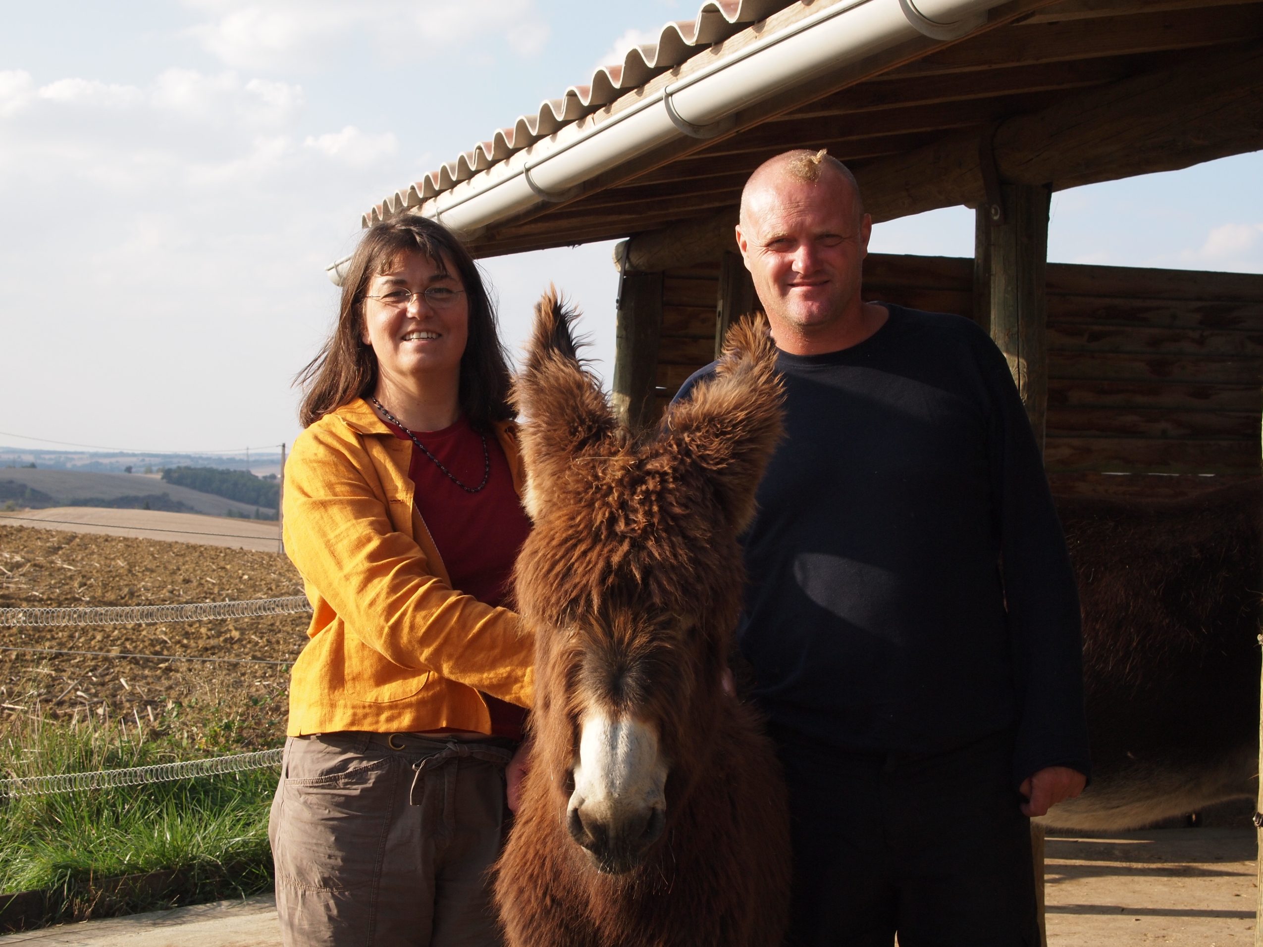 Bénédicte et Jean-François de l'Asinerie d'Embazac