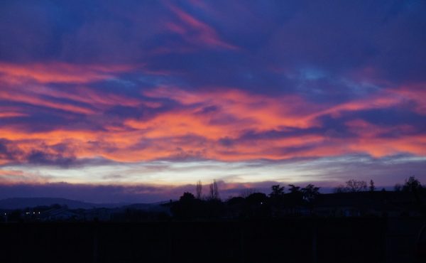 Couché de soleil en Gascogne Toulousaine