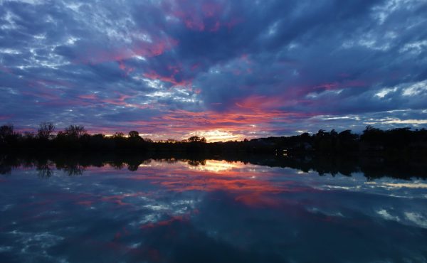 Loch Jordan Island Sunset, October 2021 - Coucher de soleil sur le lac de L'Isle-Jourdain, Octobre 2021