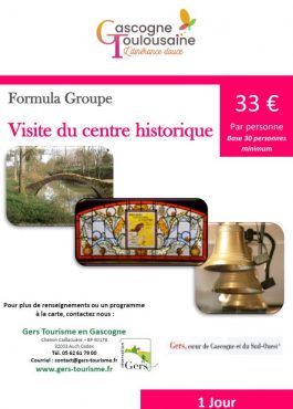 Visite du centre historique - produit touristique -Gascogne Toulousaine